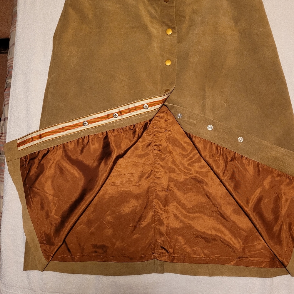 Tan Suede Skirt